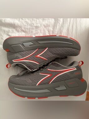 Diadora Light Gray Perforated Sneaker